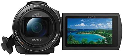 Sony FDR-AX53 4k Ултра HD Handycam Видео Камера Црн Пакет Комплет Со Торба За Камера + Зелена Екстремна Дополнителна Батерија + Комплет За Чистење