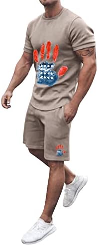Wocachi мажи летна облека плажа со кратки ракави со кратки кошули со кратки кошули костуми костум со џебови мажи американски пливање
