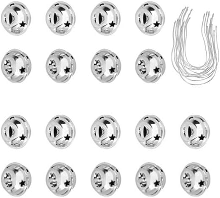 Абоофан 18 парчиња Божиќни sвона Електроплетирани метални sвона за домашна декорација