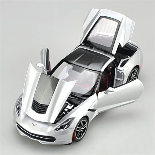 Возила на модел на скала на Apliqe за Chevrolet Corvette C7-Z51 Симулација легура модел на автомобили Колекција 1:18 Софистициран избор за подароци