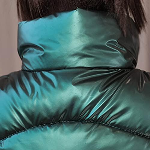 Кул зимски отворен преден елек за жени работа без ракави топол патент опуштено вклопувачки палта Полиестер безбој