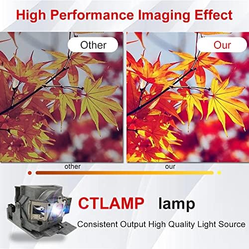 Ctlamp A+ Quality 5J.JDP05.001 Заменски проектор за ламба на проекторот со куќиште компатибилно со Benq SX920 SW921 SU922