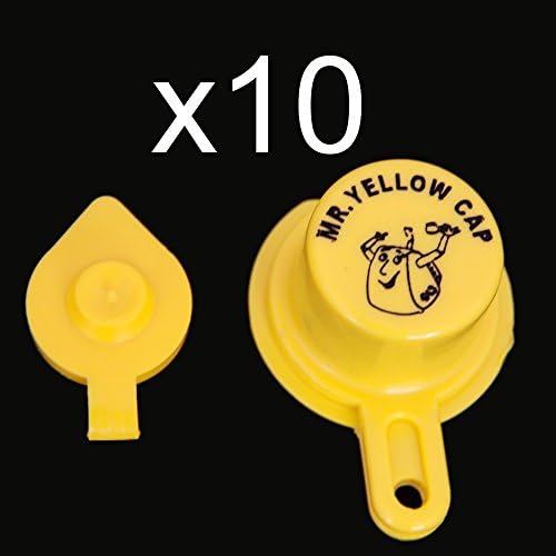 Жолта Гас Може Капа Која Одговара На Вашиот Гроздобер Блиц Излив - 10 Еден Капи &засилувач; 10 Отвори За Проветрување