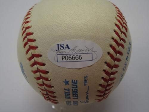 Еди Мареј Кливленд Индијанците потпишаа официјален бејзбол на Американската лига ЈСА - автограмирани бејзбол
