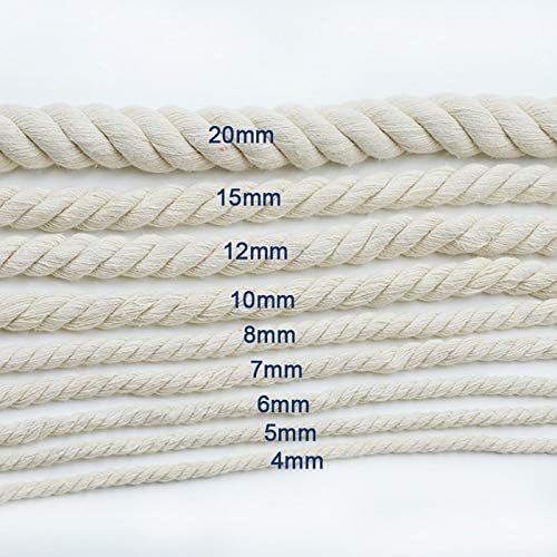 Прирачник за додатоци на памук за памучни јажиња Примарен памучен памук пакет декоративно памучно предиво 4мм -20мм -