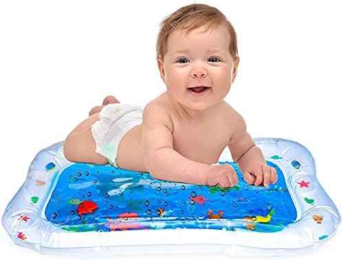 Хоуви стомак временска вода душек игра бебе вода игра душек, пополнете ја забавна вода игра душек за деца и новороденчиња, забавно