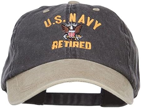 E4Hats.com САД морнарицата во пензија во пензија во воена воена две тони капа