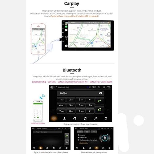 Систем за навигација ГПС Навигација Со WiFi Автомобил Стерео Радио Плеер Bluetooth Android USB Двојно Din - За Ford Mondeo 2013-2018