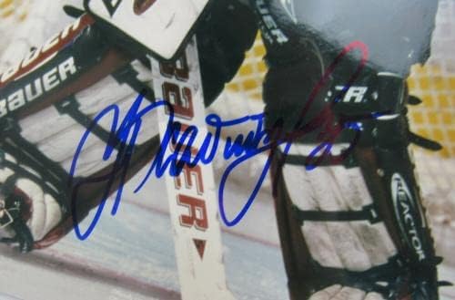 Николај Кабибулин потпиша автоматски автограм 8x10 Фото I - Автограмирани фотографии од NHL