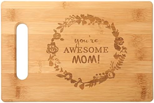 Вие сте прекрасни Мајка Персонализирани Подароци Двојки Даска За Сечење-Даски За Сечење Бамбус Подарок За Домаќинство Подарок За Денот на Мајките