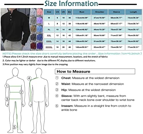 Полиестерска кошула HDZWW Менс Туника копче надолу-плажа мека кошула со долги ракави цврста боја желка вратот пријатна обична пролет