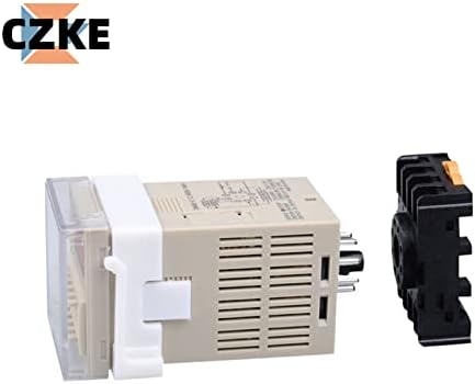 SNKB DH48S-2Z DIGITAL LED програмбилен прекинувач за реле за тајмер 0.01S-99H99M тајмер со приклучок за приклучок AC/DC 12V 24V 36V 110V 220V 380V