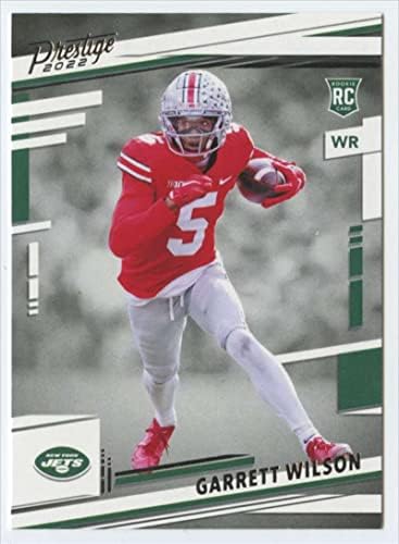 2022 Panini Prestige #308 Garrett Wilson RC Rookie New York Jets NFL Football Trading Card