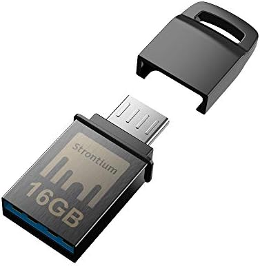 СТРОНЦИУМ Нитро 16gb ДВОЕН Диск USB 3.1 Метал Флеш Пенкало ДИСК ОТГ До 150mb / S Микро USB и USB 3.0 3.1 За Андроид Паметни Телефони Таблети
