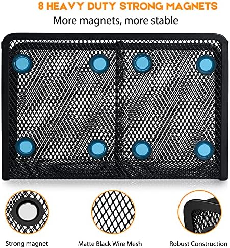 Држач за магнетни моливи - Дополнителен држач за маркери за магнети за магнети совршен за табла, фрижидер и додатоци за шкафче