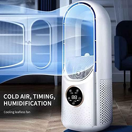 Вентилатор за климатик со функција за тајминг ， 6 Брзи филтрирање на вентилатори без лисја, навлажнувачко и силно ладно личен климатик ， за канцеларија за спални с