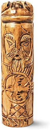Норвешки трговци со рачно дрвена фигура Один - спакувана во вреќа за подароци од Викинг