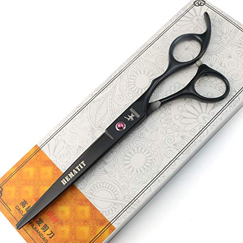 7.0 инчи мулти-бои селекција на фризерски ножици сет: 2 ножици + 2 чешли + ножици торба за фризерски резерви на остри сечење коса