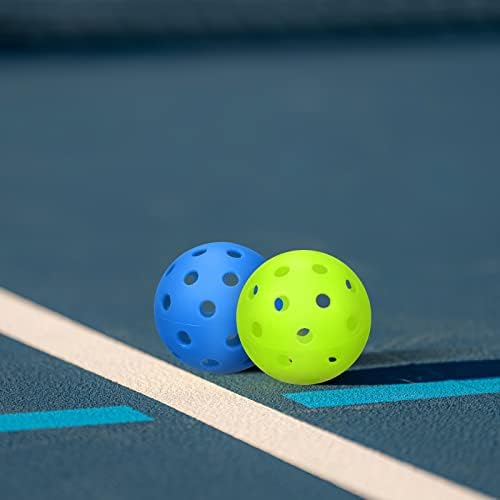 Топки од пикбол: 6 пакувања со топки од киселички топки, пиклеболи ги исполнуваат условите за UASPA 40 топки за дупки, мешани бои
