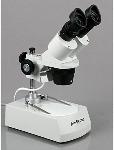 Дигитален стерео-микроскоп со дигитална напредна форма на Amscope SE306R-PZ-M, WF10X и WF20X Eyepieces, 20x/40x/80x зголемување, 2x и 4x цели, горно и долниот халоген осветлување, реверзибилн