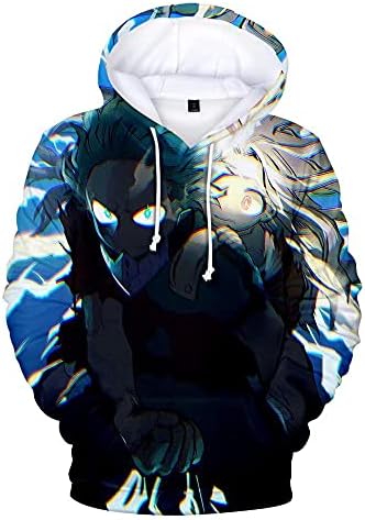 Chloblom Boku no Hero Anime Hoodie Hapyteeen Cosplayed Hooded Pullover Sweatshirt