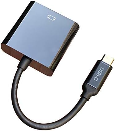 USB-C до VGA адаптер Thunderbolt 3 со златен обложен конектор USB3.1 тип C до VGA адаптер за VGA компатибилен за MacBook Pro/Dell XPS 13/Chromebook