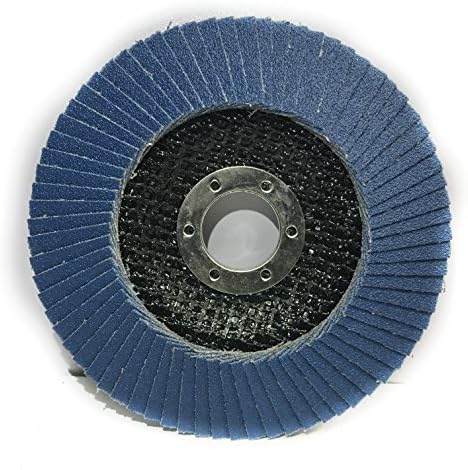 4,5 инчен диск за размавта - 120 решетки од типот 29 Стручно одделение Цирконија - абразивно тркало за мелење, тркало со размавта и дискови за пескарење од Docadisc
