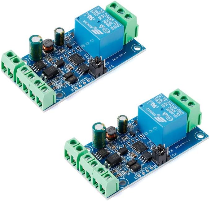 Jessinie 2pcs 1 канален прекинувач за прекинувач модул Modbus RTU Влезни влезни релејски табла со анти-реверска заштита за заштита RS485 TTL