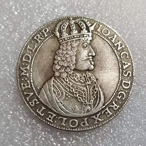 АВЦИТИ Антички Занаети Полска Монета 6 Комеморативна Монета Сребрена Позлатена На Големо 1698