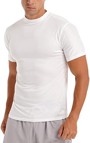 Пијалски машки лесни термички кошули со лесни кошули со основен слој исмејуван ламчен колче за кратки ракави на врвови на врвови