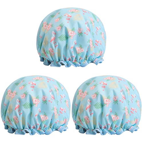 Bestoyard Satin Bonnet Satin Bonnet женски туш капачиња од 3 капачиња за туширање, капачиња за туширање туш за туширање за жени кои можат