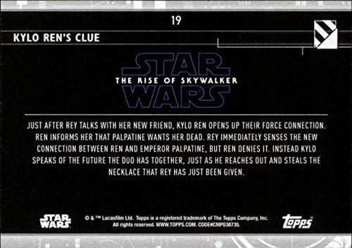 2020 Топс Војна На Ѕвездите Подемот На Скајвокер Серија 2#19 Кајло Рен Поим Трговска Картичка