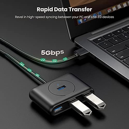 n/USB Центар 4 - ПОРТА USB 3.0 СО Голема Брзина USB Сплитер ЗА ХАРД Дискови USB Флеш Диск Глувчето Тастатура Прошири АДАПТЕР USB 3.0 Центар