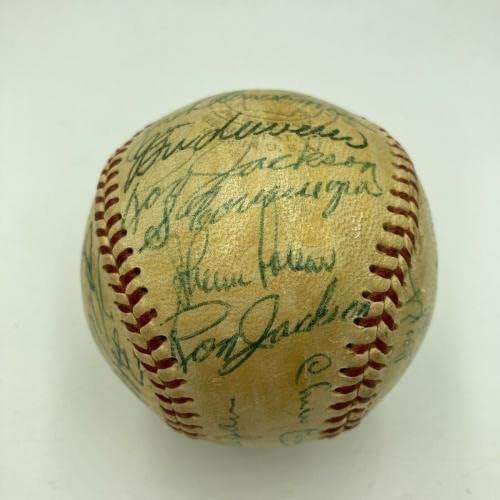 1953 Чикаго Вајт Сокс Тим Потпиша Автограм Бејзбол Со Нели Фокс - Автограм Бејзбол