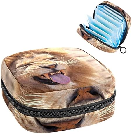 Симпатична насмеана лав санитарна торба за складирање на салфетка, патент менструална чаша торбичка женствена менструација на првиот
