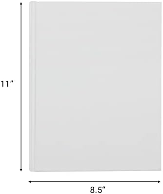 6 Пакувајте бела хард -порта празна книга 7x10 инчи, празна книга со тврд покраина за дете да напише приказни, празно Скици за книги