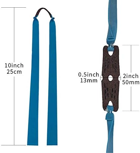 Pheefazay 10 парчиња Slingshot рамни гумени ленти од 0,8мм дебелина за замена за замена на ленти за лов на лов на лов на катапулт еластично банџи