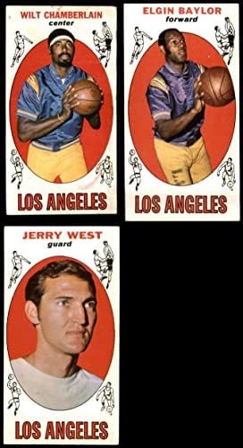 1969-70 Топс Тимот На Лос Анџелес Лејкерс Го Постави Лос Анџелес Лејкерс ВГ / ЕКС+ Лејкерс