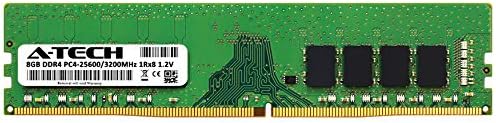 A-Tech 8gb RAM МЕМОРИЈА Замена За Клучните BALLISTIX BLS8G4D32AESBK | DDR4 3200MHz PC4-25600 UDIMM Не-ECC 1rx8 1.2 V 288-Pin Мемориски Модул