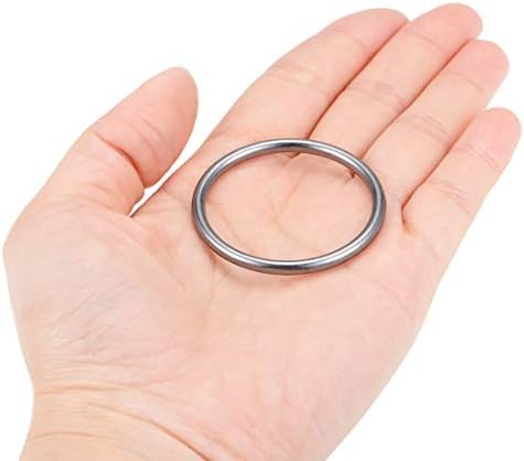 uxcell o прстен тока 20 mm ID 3mm дебелина цинк легура О-прстени за хардверски торби за занаетчиски додатоци за DIY, златен тон 10 парчиња