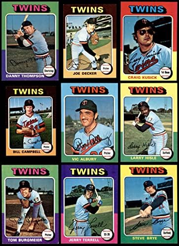 1975 Тимот на Топс Минесота Близнаци ги постави близнаците на Минесота Близнаци Н.М.