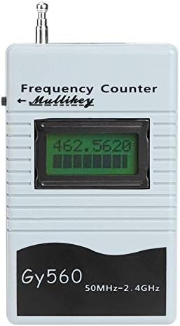 Контра за преносна фреквенција, бројач за преносни фреквенции на Qiilu, GY560 50MHz до 2,4GHz преносна фреквенција бројач двонасочна алатка