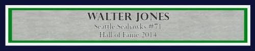 Волтер onesонс автограмираше врамена 16x20 Фото Seattle Seahawks MCS Holo Stock 200380 - Автограмирани НФЛ фотографии