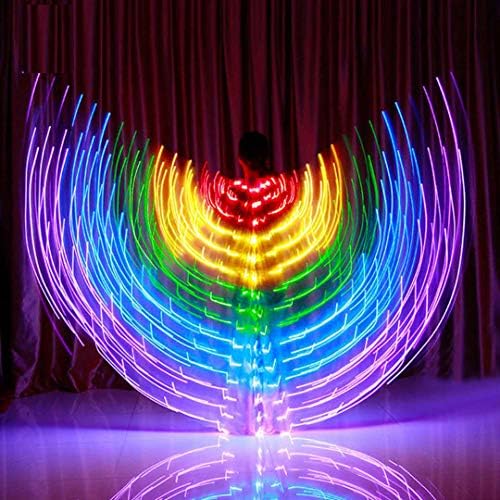 Нефертити Бели танцувачки предводени крилја шарени со стапчиња 126 парчиња предводени