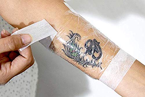 Тетоважа Последователна Нега водоотпорен Завој 6 во x 2 yd Транспарентен Филм Облекување Втор Заздравување На Кожата Заштитни Јасни Лепливи