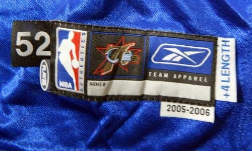 2005-06 Philadelphia 76ers празна игра издадена Blue Jersey 54 DP44798 - НБА игра користена