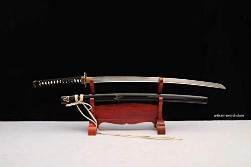 PJXC Убијте го јапонскиот самурајски меч на Бил Демон, меч T10 челична глина, каменет остра