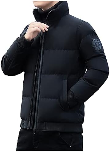 Обичен зимски одмор на ADSSDQ со капаче за капачиња со капа, долг ракав опуштено вклопување дебела цврста боја на палто удобност со2
