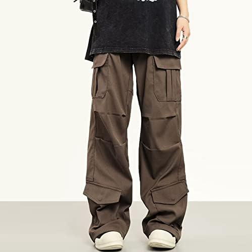 Миашуи јога панталони за жени со големина 3x плус женски американски дизајн смисла мулти џеб тешка индустрија плус големина жени