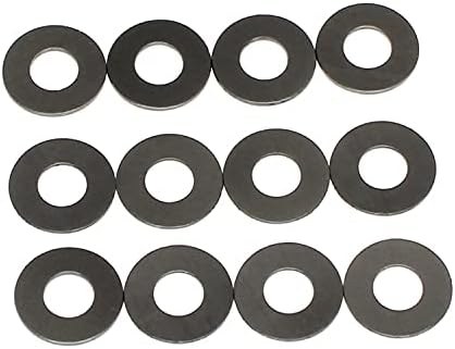 100 парчиња m1.5 најлон графит мијалник рамни мијалници пластични заптивки ултра-тенки дихтунзи со висока температура отпорност црна
